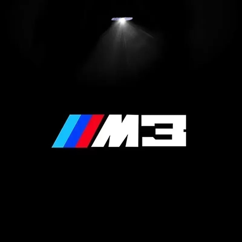 2/4Pcs LED Car HD Door Welcome Light For BMW