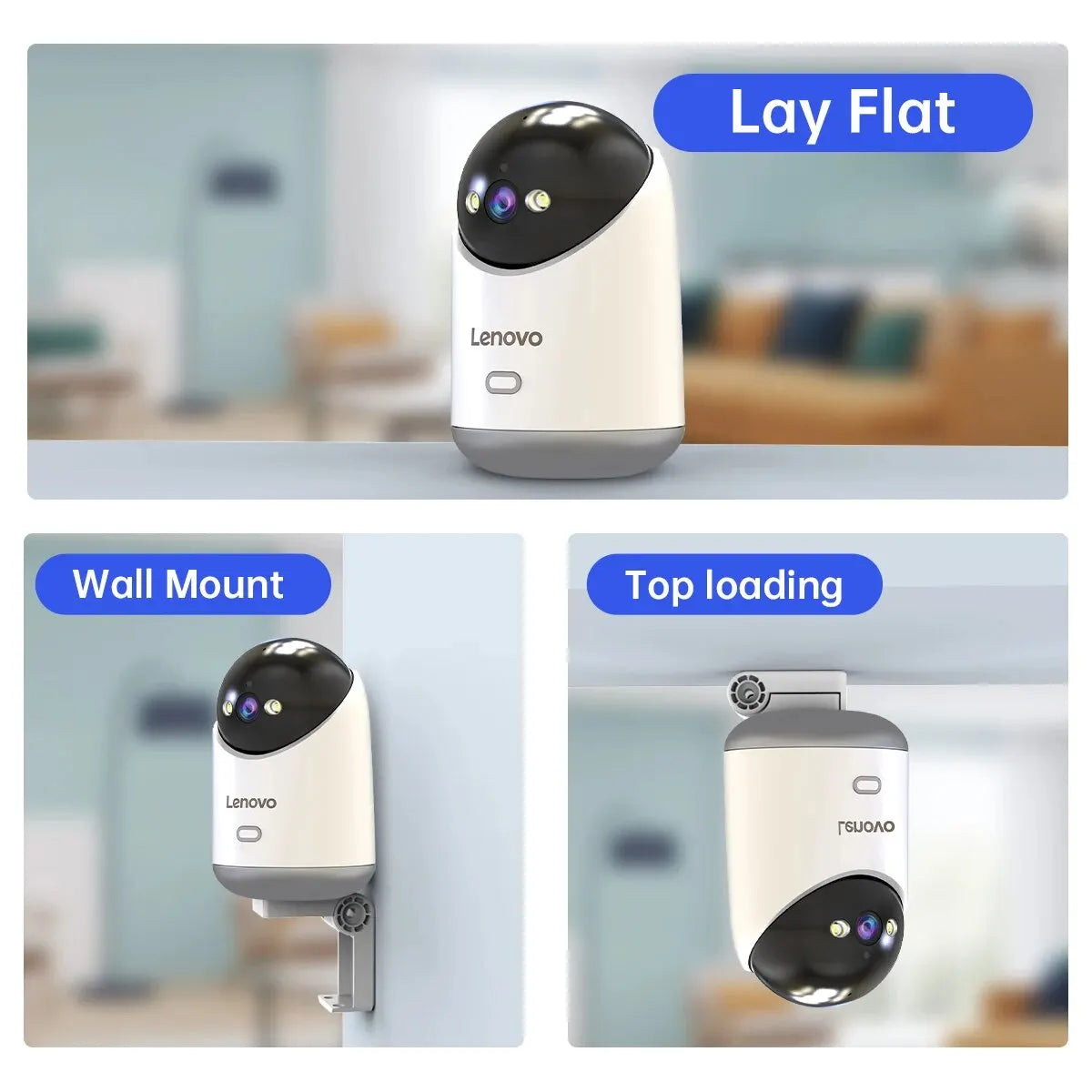 3MP 5G WIFI Camera Auto Tracking Security Baby Monitor Royal Lights & Home Decor