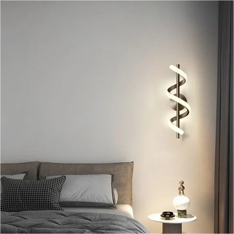 LED Wall Lamp Luxury Black White Gold Wall Decorative Lights Royal Lights & Home Decor