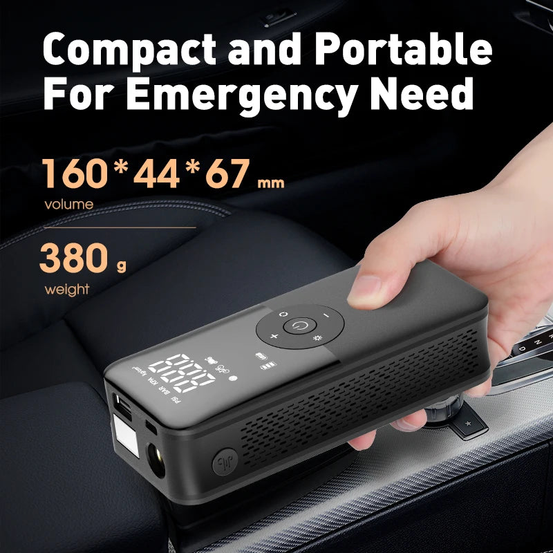 Rechargeable Air Pump Tire Inflator Portable Compressor Digital Cordless - Royal Lights & Home Decor