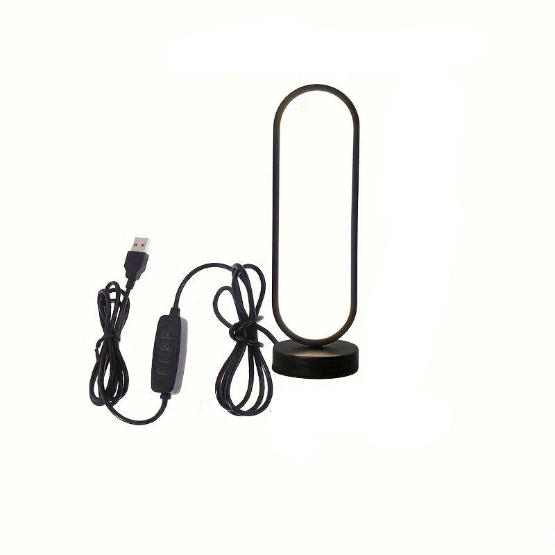 Table Ring Lamp bedroom Three-color Dimming Royal Lights & Home Decor