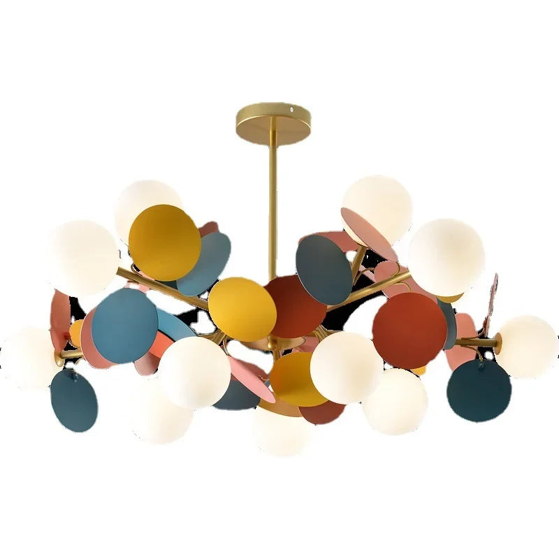 Modern Led Chandeliers Colourful Branch Lustre Luxury Ceiling Light