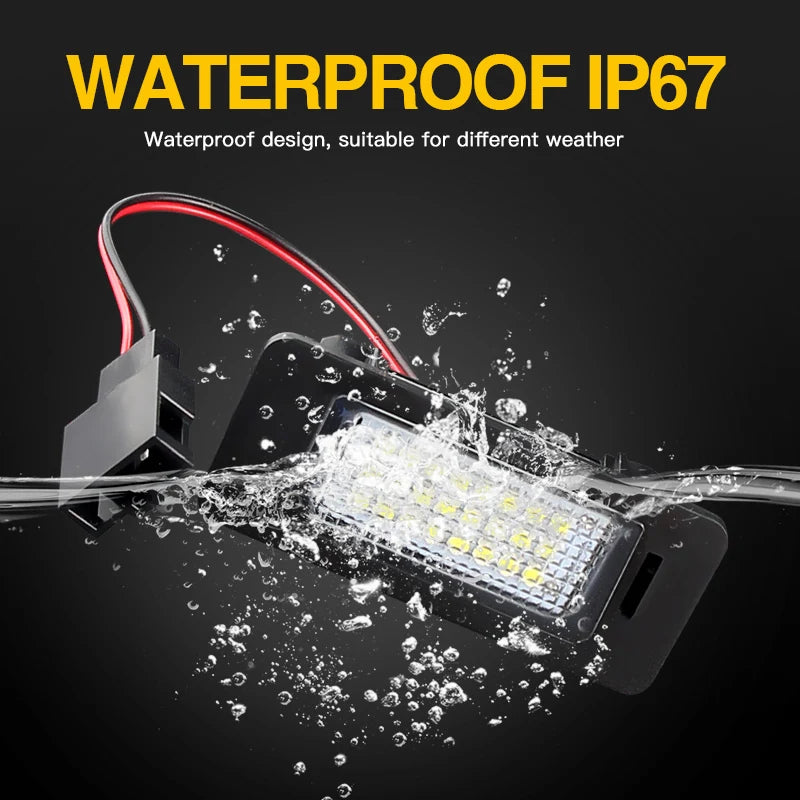 Led License Number Plate Lights Bulb For Audi