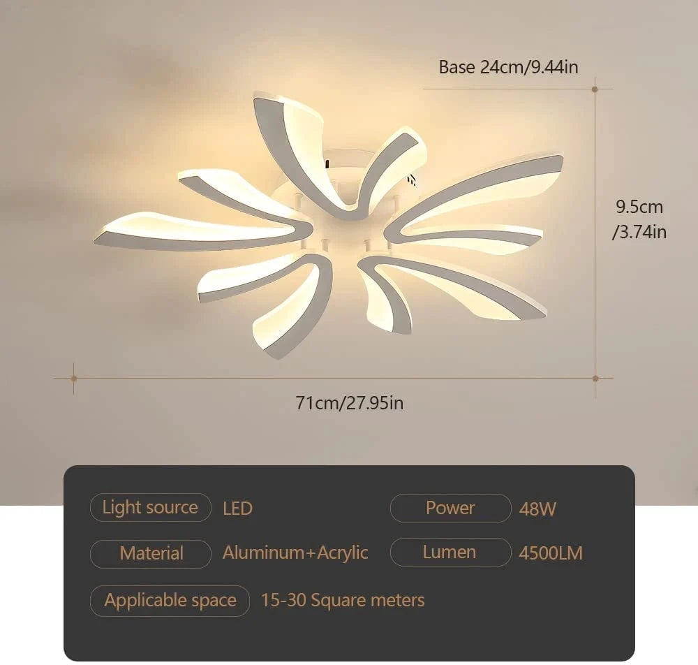 LED Ceiling Light, with Remote Control