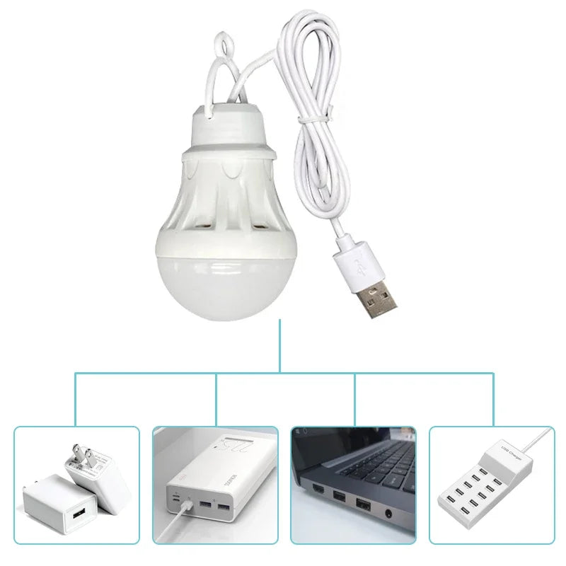 USB LED Light Bulb Portable Camping Light Royal Lights & Home Decor