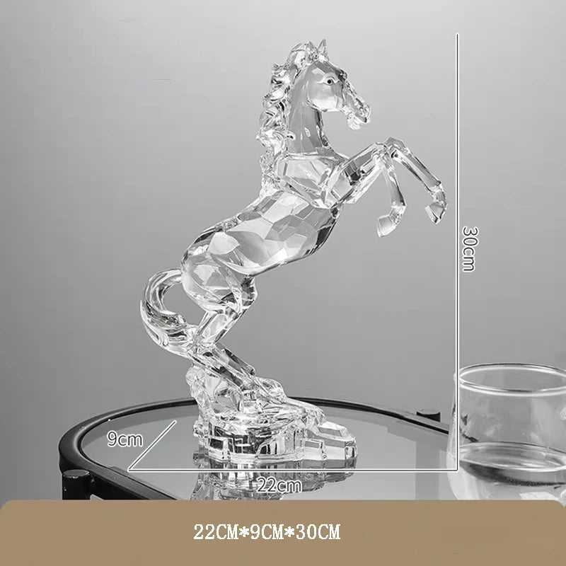 Luxury Crystal Horse Statue