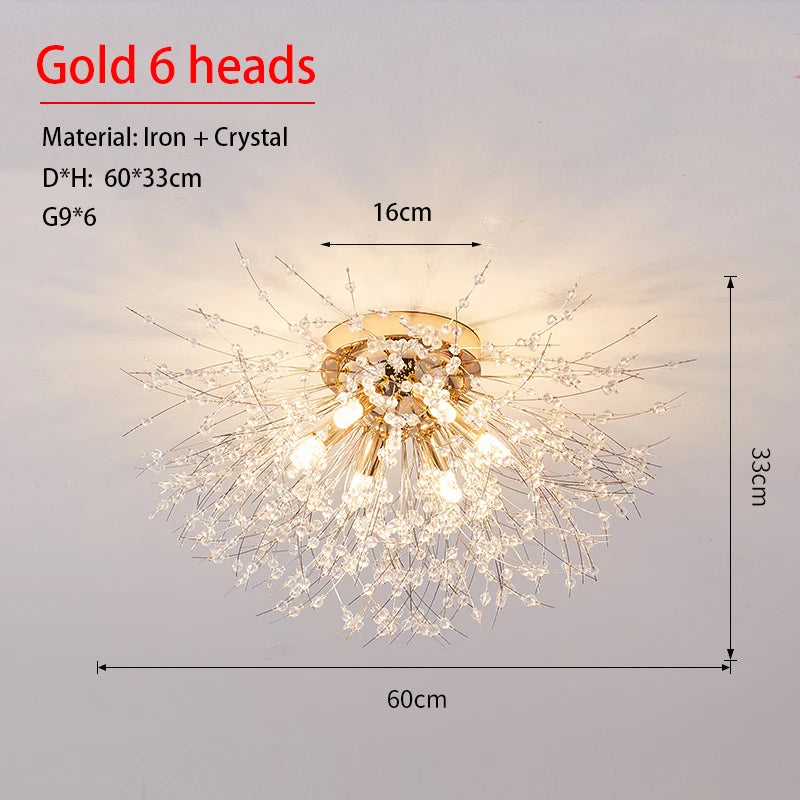 Modern Crystal Chandelier, Ceiling Light