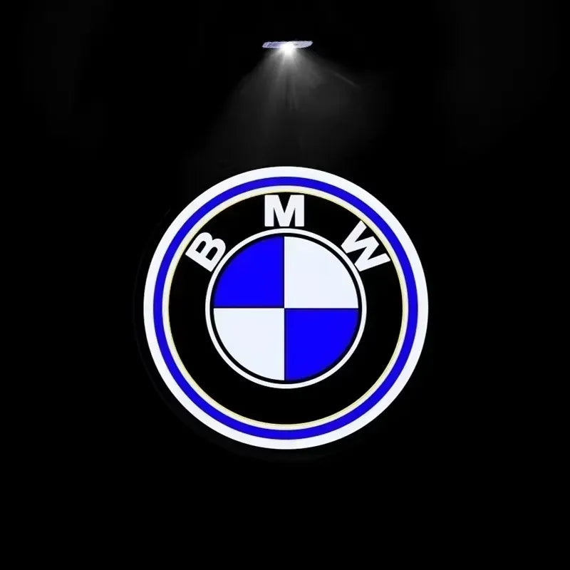 2/4Pcs LED Car HD Door Welcome Light For BMW