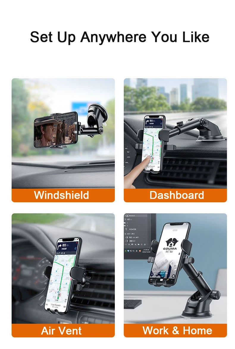 Car Dashboard Mobile Support Bracket for 4.0-7 Inch Smartphones Royal Lights & Home Decor