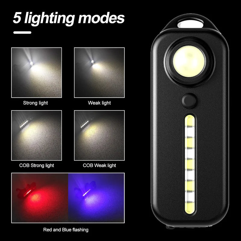 LED Red and Blue Shoulder Police Ligh