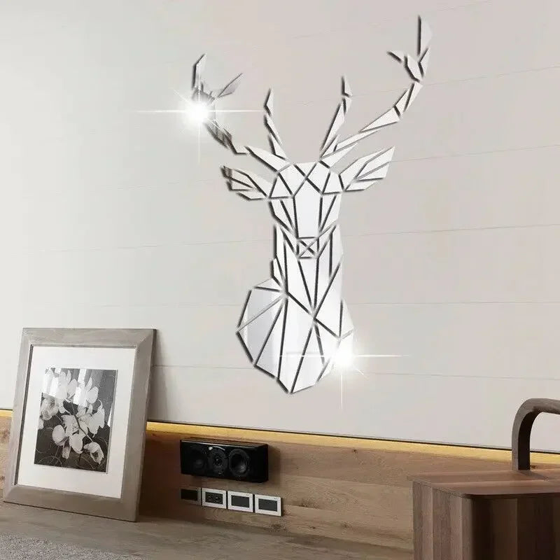 3D Mirror Wall Stickers Nordic Style - Royal Lights & Home Decor