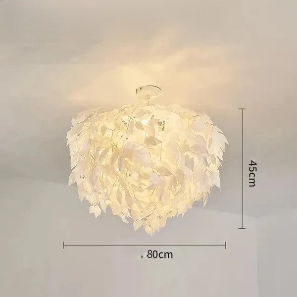 Feather Round Led Lamp - Royal Lights & Home Decor