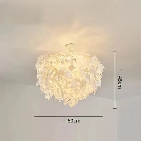 Feather Round Led Lamp - Royal Lights & Home Decor