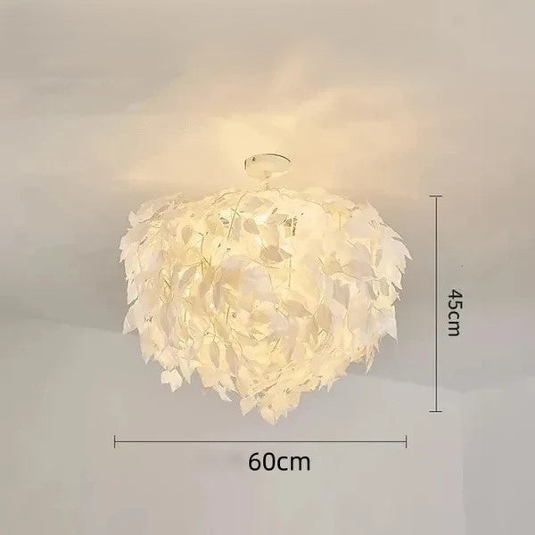 Feather Round Led Lamp - Royal Lights & Home Decor
