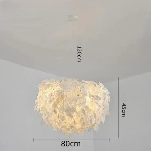 Feather Round Led Lamp - Royal Lights & Home Decor