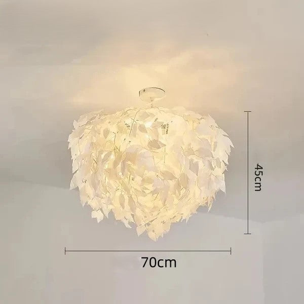 Feather Round Led Lamp - Royal Lights & Home Decor
