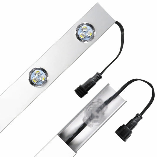 100Ft 31m Permanent Track Light Gemstone Style Track Lights RGBW
