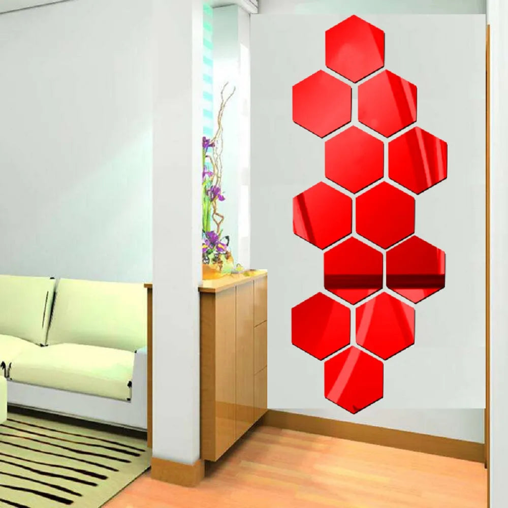 3D Mirror Wall Sticker - Royal Lights & Home Decor