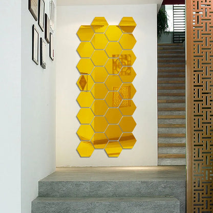 3D Mirror Wall Sticker - Royal Lights & Home Decor