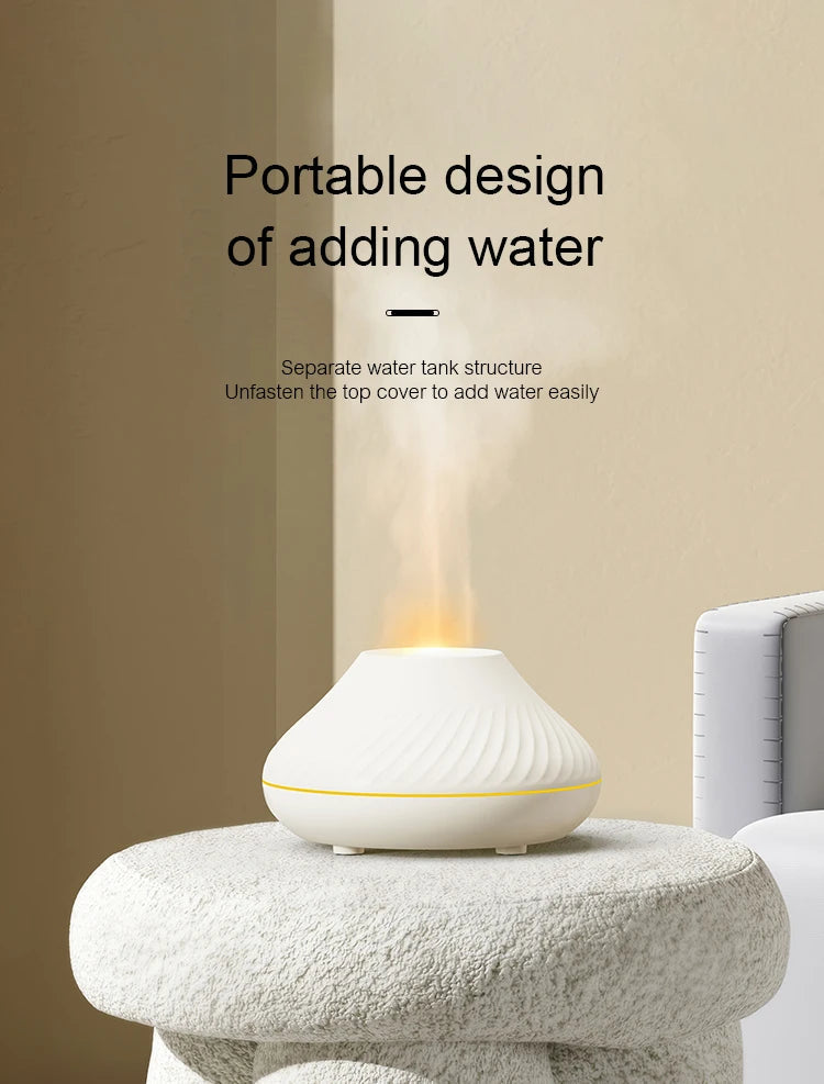 Humidifier with Color Flame Night Light Royal Lights & Home Decor