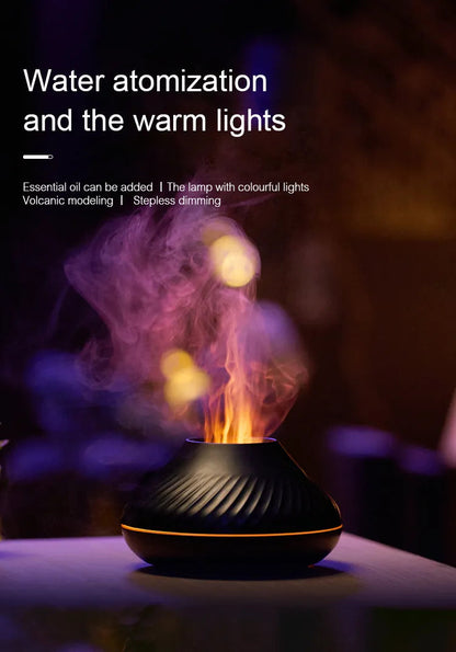 Humidifier with Color Flame Night Light Royal Lights & Home Decor