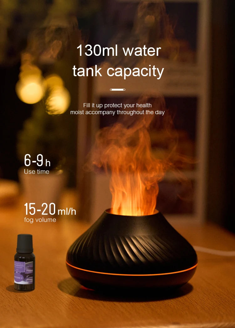 Humidifier with Color Flame Night Light Royal Lights & Home Decor