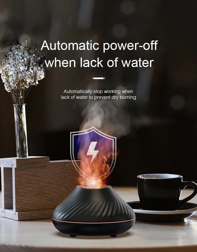 Humidifier with Color Flame Night Light Royal Lights & Home Decor