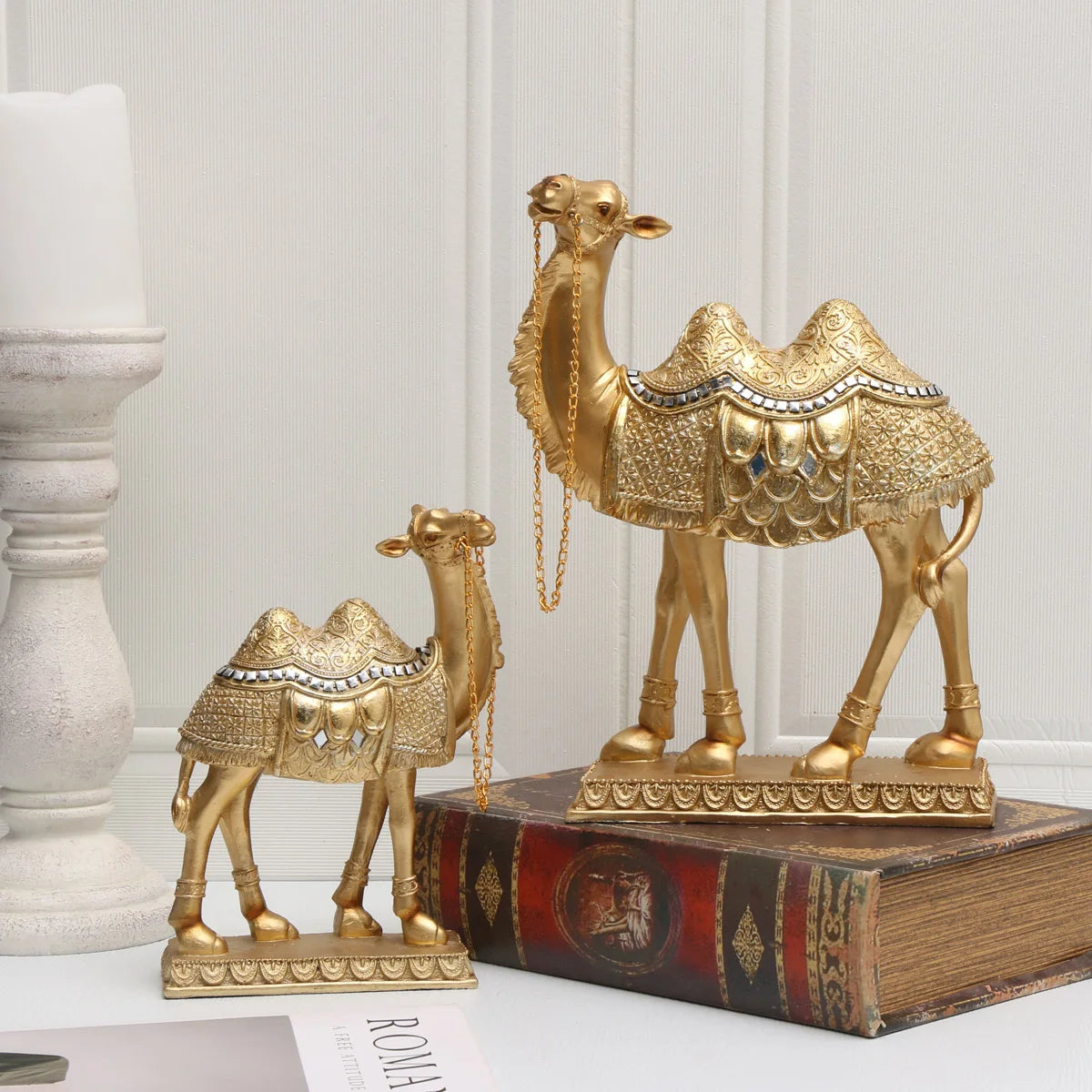 Classic Light Luxury Art Camel Statue