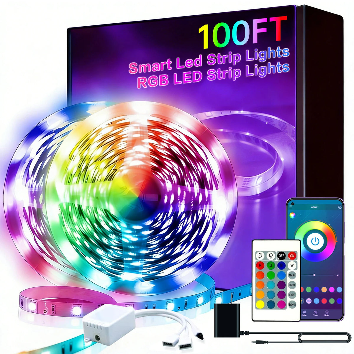 Color-hanging LED Strips Set