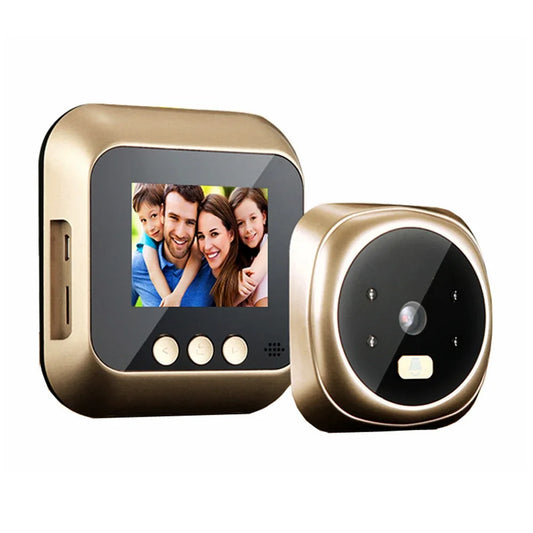 Door Camera Doorbell with Wireless Monitor Live Night Vision for Home Office