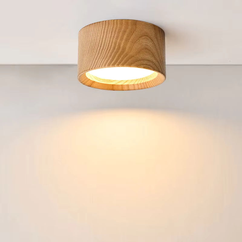 Downlight Wooden Ceiling Lamp 220V Indoor Decor Lamps