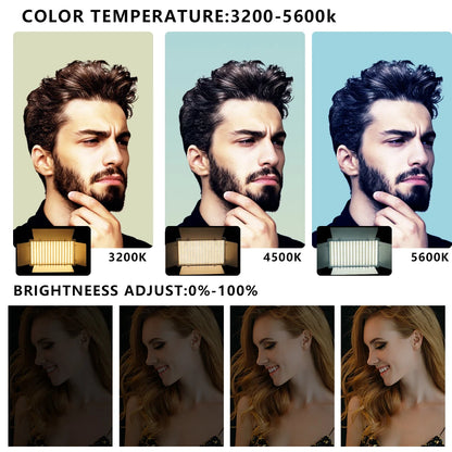 LED Photo Studio Light for Tiktok Youbute Game Live Video Lighting Portable