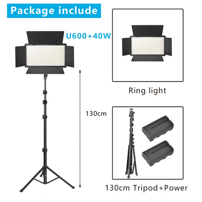LED Photo Studio Light for Tiktok Youbute Game Live Video Lighting Portable