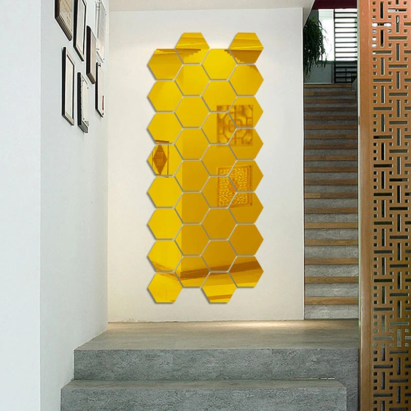 3D Mirror Wall Sticker - Royal Lights & Home Decor