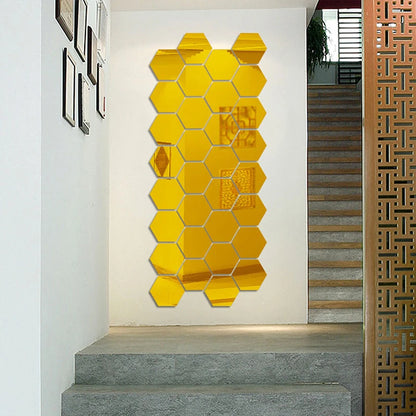 3D Mirror Wall Sticker - Royal Lights & Home Decor