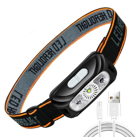 USB Head Flashlight