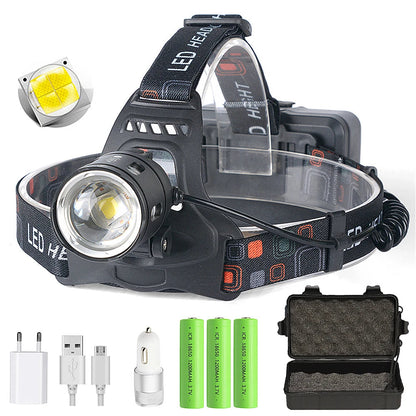 Led Headlamp Headlight Zoom Head Lamp Flashlight Torch Royal Lights & Home Decor