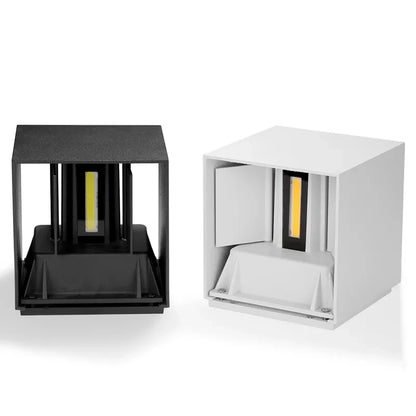 LED Aluminum Square LED wall lamp