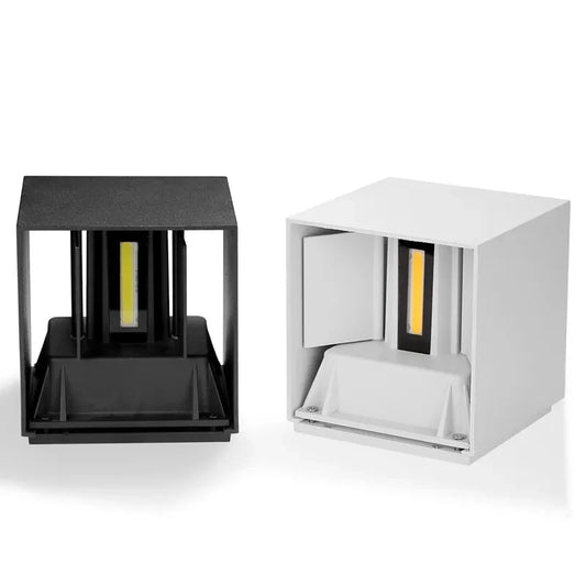 LED Aluminum Square LED wall lamp