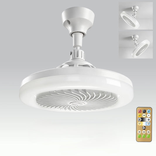 LED Ceiling Fan Light 50W With lamp holder Remote Control