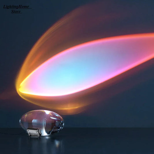 LED Crystal Eye of the Sky table lamp Royal Lights & Home Decor