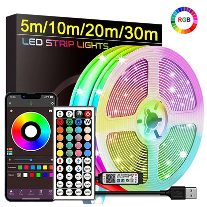 LED Room Light with APP Control Flexible Ribbon LED Tape