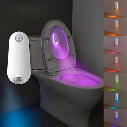 LED Smart Motion Sensor Night Light, Toilet Seat Lights