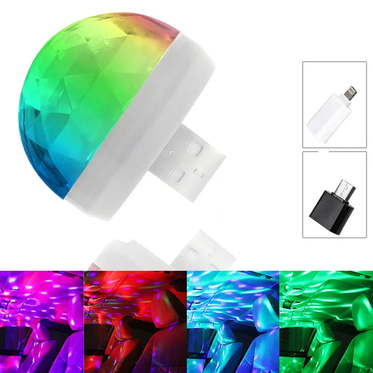 Mini Colorful Music Sound LED USB