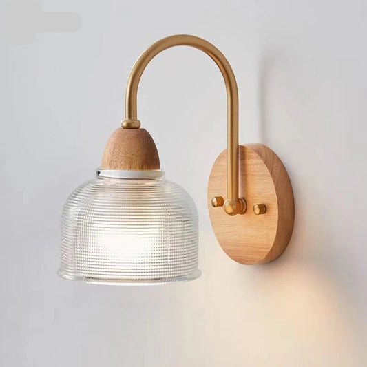 Modern Indoor Wall Light Lamp Suitable Light Fixture Wooden Vintage