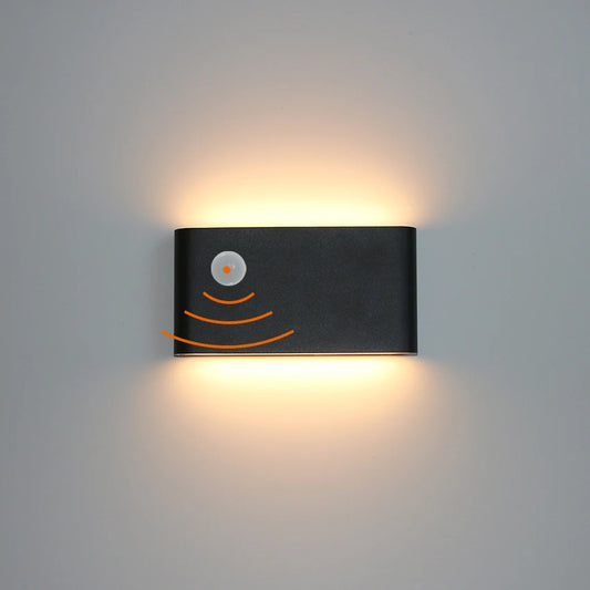 Modern LED Outdoor Motion Sensor Waterproof Wall Lamp