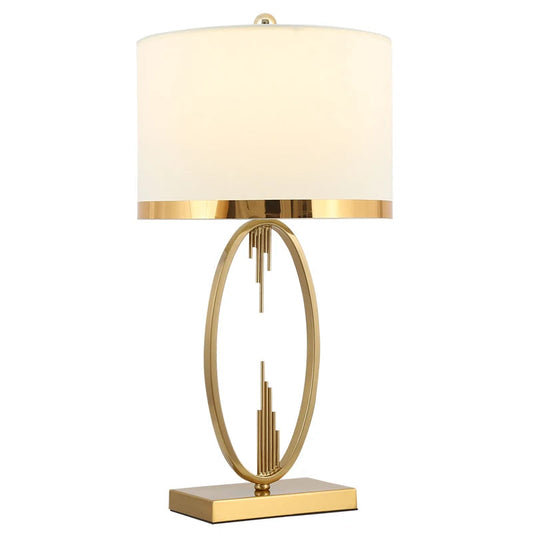 Modern Metal Pipe Shape Table Lamps