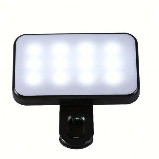 Portable Mini Selfie Fill Light Rechargeable 3 Modes Adjustable Brightness