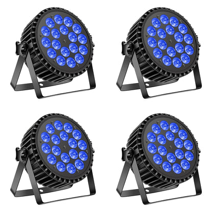 RGBW 4PCS LED Wash Light Effect Flat Light for Party