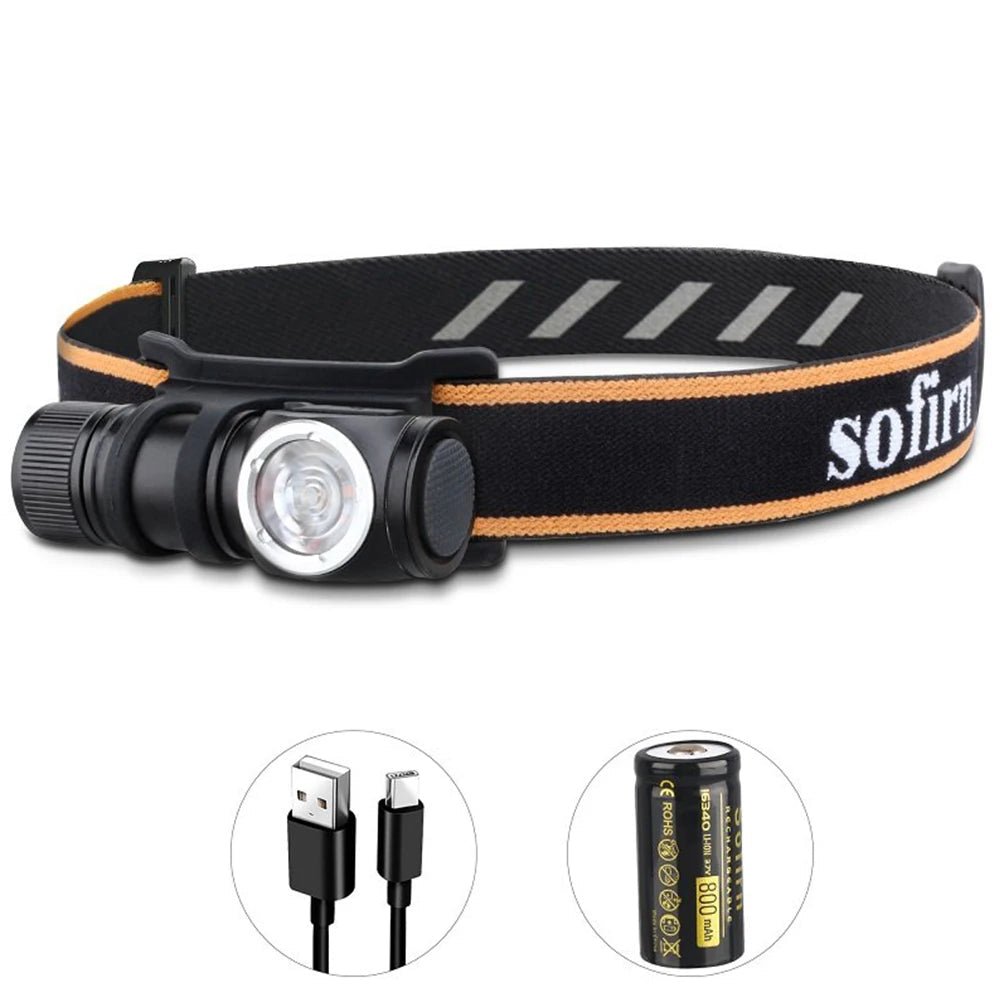 Rechargeable Mini 16340 Headlamp